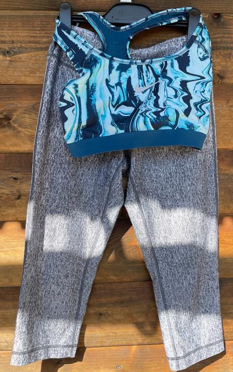Nike 3/4 legíny + podprsenka, s