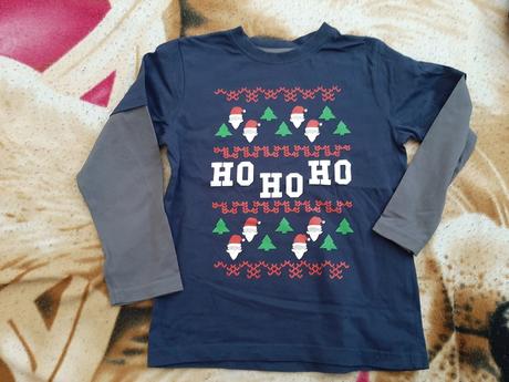 Tricko s dlhym rukavom krasne, 110