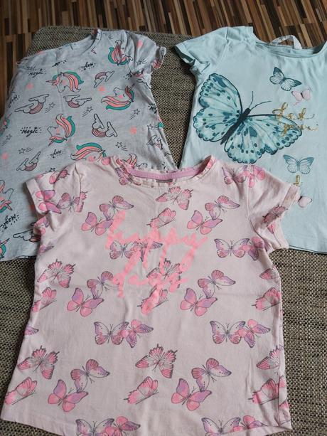 Tricka pre dievcatko vel.116-122, h&m,116