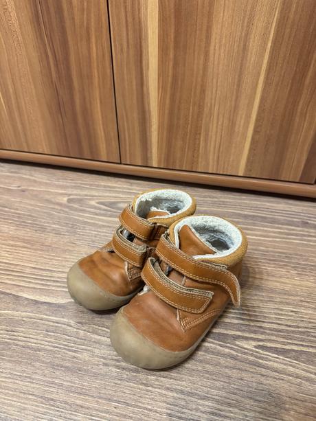 Barefoot kožené tenisky zigzag, 25