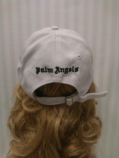 Biela šiltovka s výšivkou č. 516, palm angels,