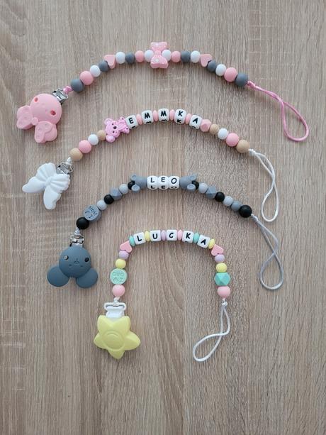 Retiazky na cumlík a hryzadielka, 