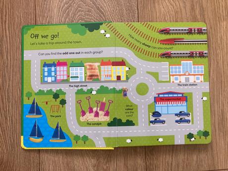 Detská anglická kniha out and about, 