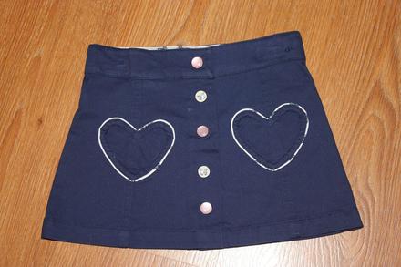 Suknička - 1x oblečená, h&m,98