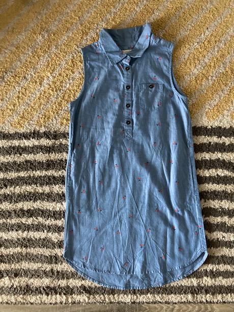 Čerešňové letné šaty, h&m,134
