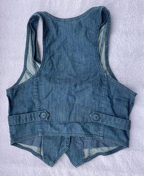 Riflová vestička, h&m,40