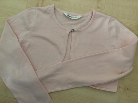 Ružové bolerko 8-10 rokov, h&m,140