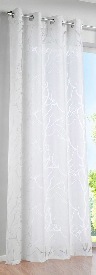 Záclona krúžky balkónové dvere š140cm/v.225cm, 