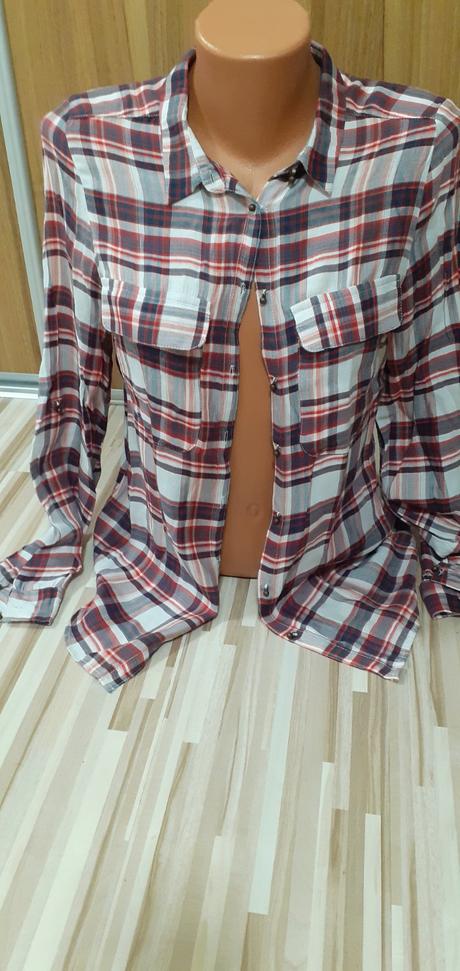 Karovana  košeľa, camaieu,s