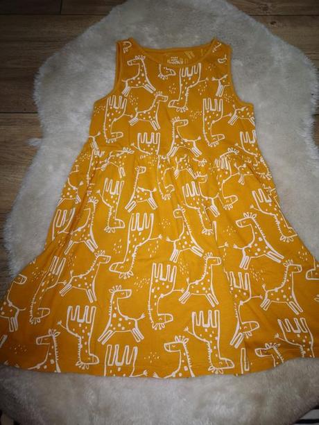 Šaty horčicové f&f krasne 116/122, f&f,116