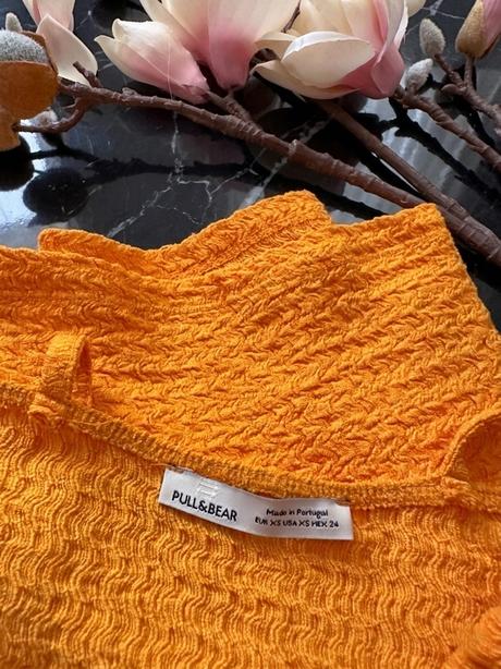 Mandarinkový overal pull&bear, pull&bear,xs