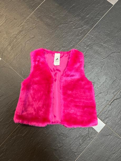 Neónová kožušinová vestička, palomino,110