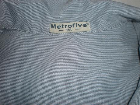 Modrá pásiková košielka, m