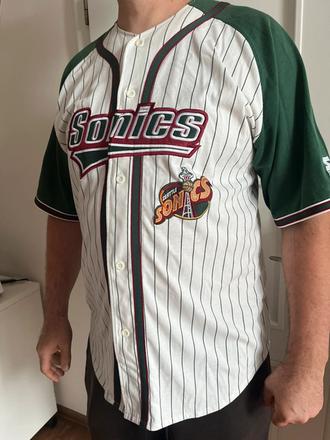 Vintage starter seattle supersonics jersey xl,