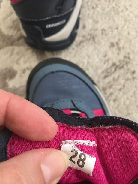 Detské turistické topánky, quechua,28