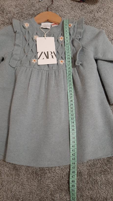 Úpletové šaty, zara,86