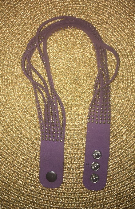 2 ks semišové náramky,