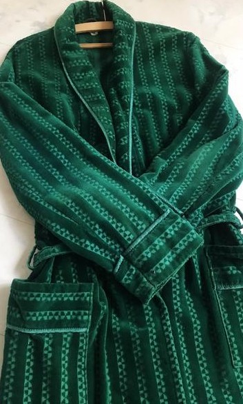 Dlhý župan/froté-zamat xl/xxl, xxl