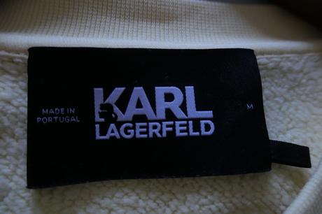 Karl lagerfeld icon damska krasna mikina m, m
