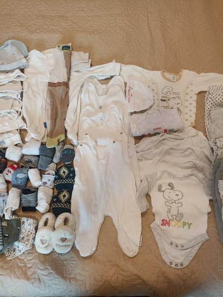 Balík oblečenia pre novorodenca, 50–62