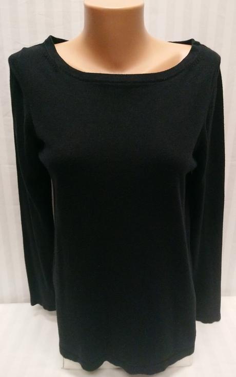 Dámsky tenký čierny pulóver, s.oliver l/xl, s.oliver,l