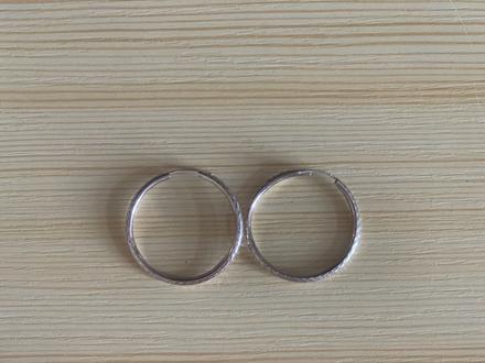 Original strieborne kruhy 925,