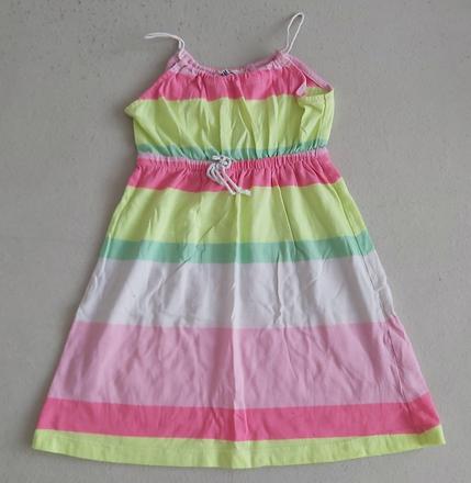 Šaty so šnúrkovými ramienkami h&m 110/116, h&m,110