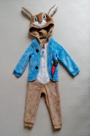 Zajac (peter rabbit) deluxe kostým 80-86, 