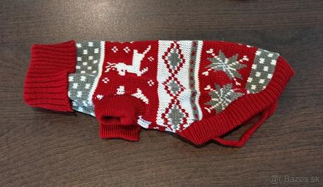 Pletený svetrík pre šteniatko psíka mačku, 
