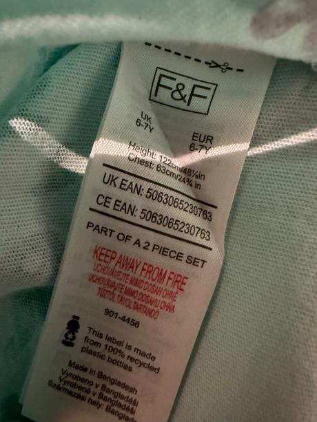 2-dielne pyžamko f&f kvetinky 122, f&f,122