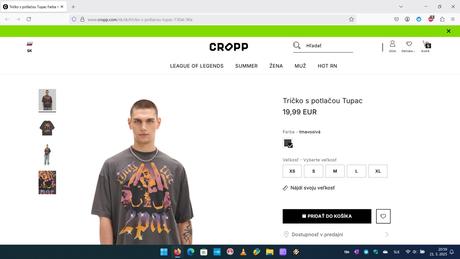 Tričko lebky, tričko naruby, h&m,l / m