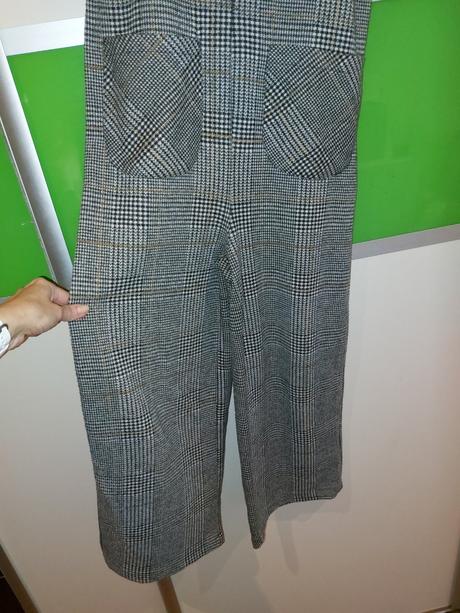 Široké nohavice na traky, zara,158