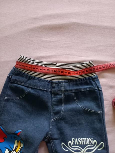 Riflové nohavice teplejšie, 92