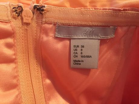 Riasené šaty, h&m,38