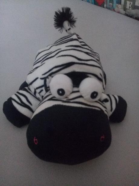 Obojstranná hračka tiger/zebra, 