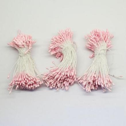 Piestiky bledoružové - 20 kusov, 