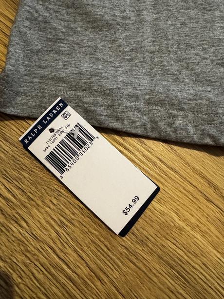 Tričko ralph lauren sivé l, ralph lauren,l