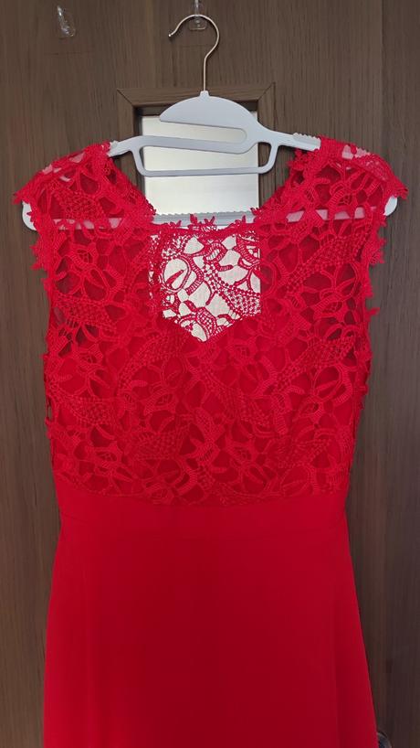 Dlhé červené šaty, bonprix,38