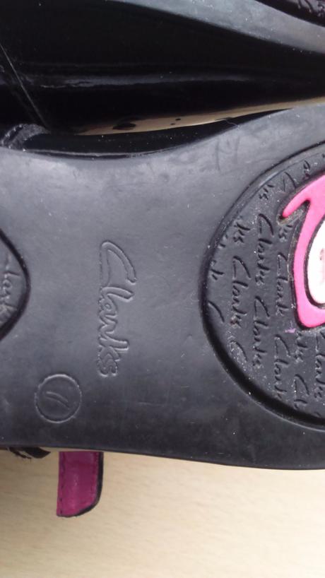 Kožené lakovky clarks, clarks,24