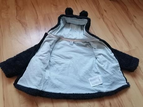 Prechodná huňatá bundička s uškami - 74, dopodopo,74