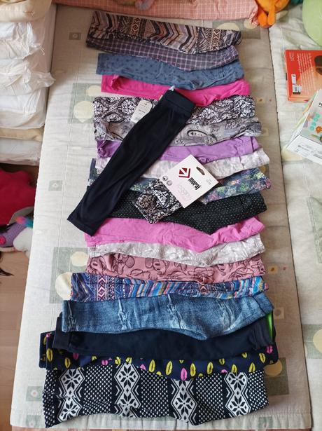 Leginy 20 kusov v. 92/98/104 z toho 2ks nove, 98