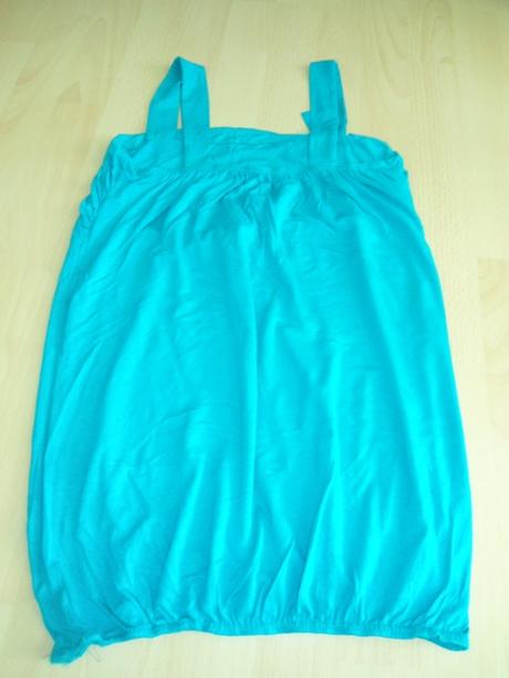 Tyrkysový letný top - tricko, m