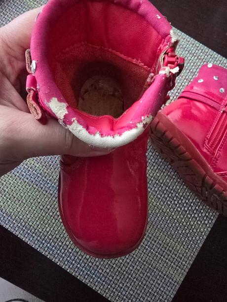 3x ružové čižmičky, 21