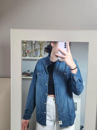 Rifľová košeľa, h&m,s