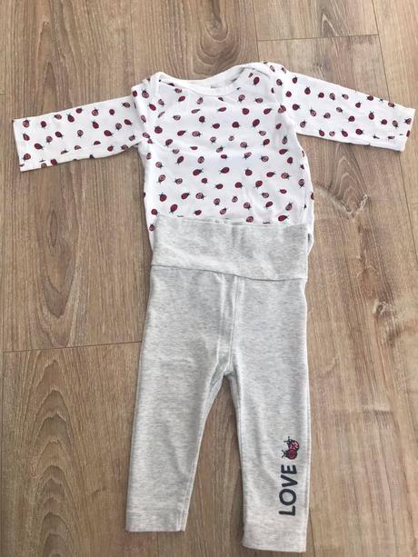 Set - body a legínky so širokým pásom, dopodopo,74