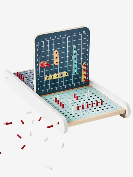 Drevená hra súboj lodí,