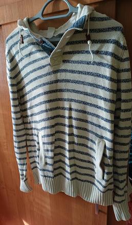 Pánsky pulover s kapucňou h&m m, m