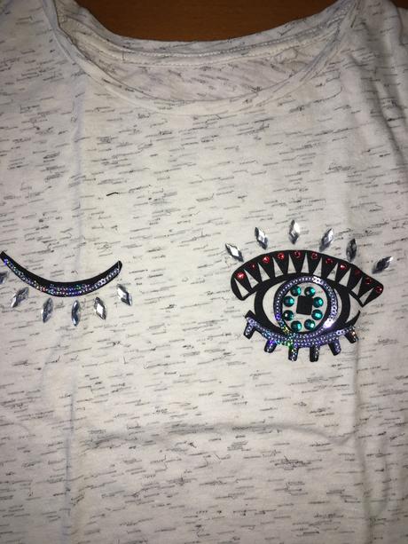 Tričko s kamienkami 134-140, c&a,134