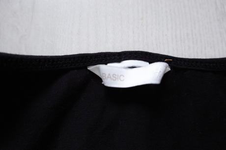 Šaty h&m basic, h&m,l