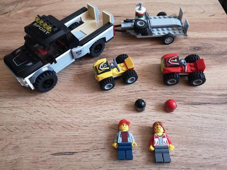 Lego city 60148 pretekársky tím štvorkoliek,
